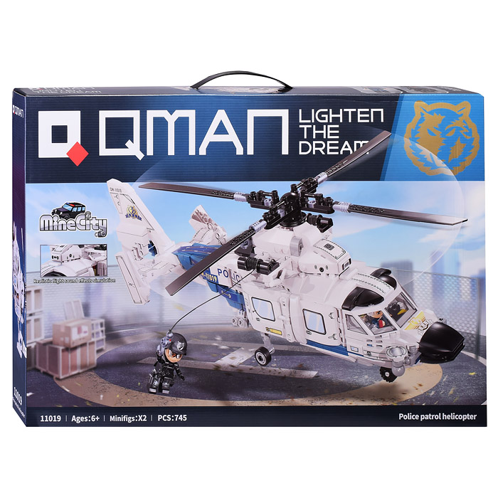 Конструктор 11019 "Вертолет Спасатель" (745 дет.) Конструктор 11019 "Вертолет Спасатель" (745 дет.)
