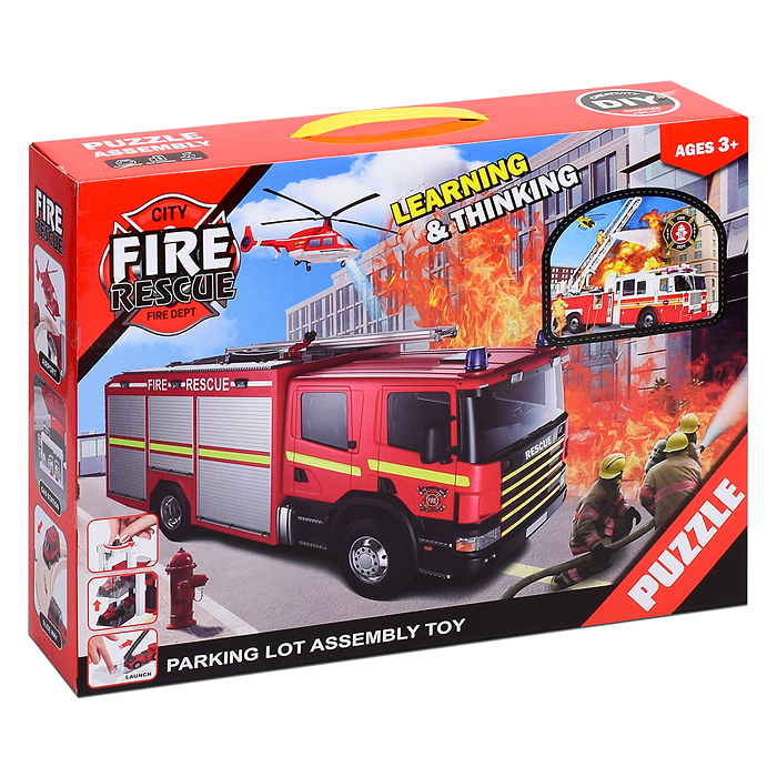 Парковка 558-39A "Пожарная техника" в коробке