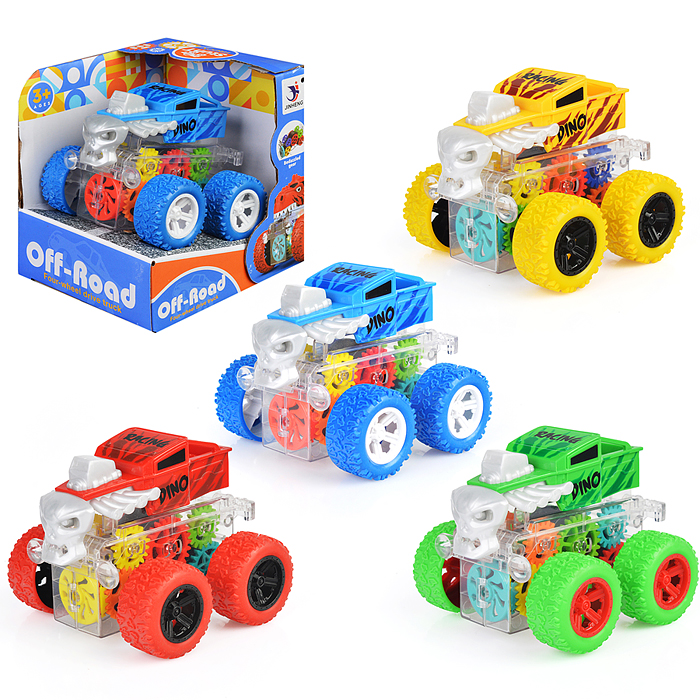 Машина-перевертыш 1819-55A "Трюкач" шестеренки, в ассортименте, в коробке Машина-перевертыш 1819-55A "Трюкач" шестеренки, в ассортименте, в коробке