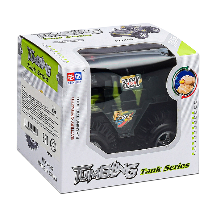 Фото к товару Машина- перевертыш 156 "Камуфляж" (свет) в коробке Машина- перевертыш 156 "Камуфляж" (свет) в коробке