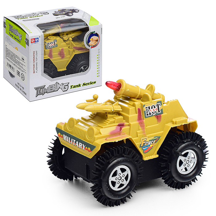 Фото к товару Машина- перевертыш 156 "Камуфляж" (свет) в коробке Машина- перевертыш 156 "Камуфляж" (свет) в коробке