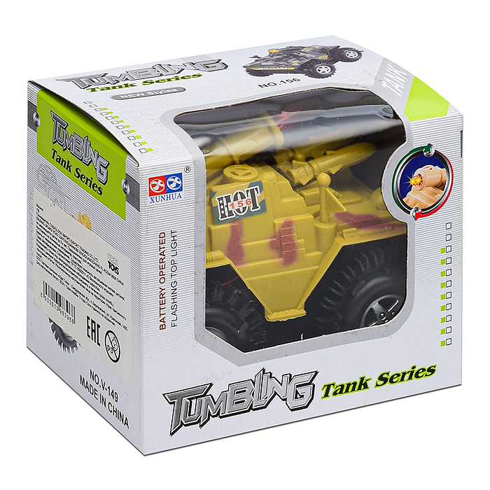 Фото к товару Машина- перевертыш 156 "Камуфляж" (свет) в коробке Машина- перевертыш 156 "Камуфляж" (свет) в коробке