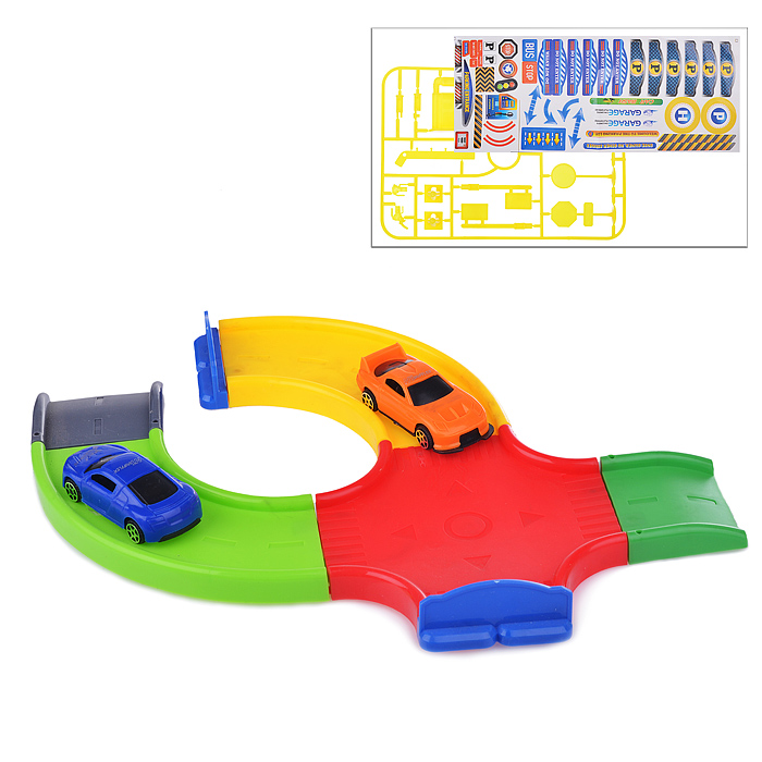 Набор машин P88 с перекрестком, в пакете Набор машин P88 с перекрестком, в пакете