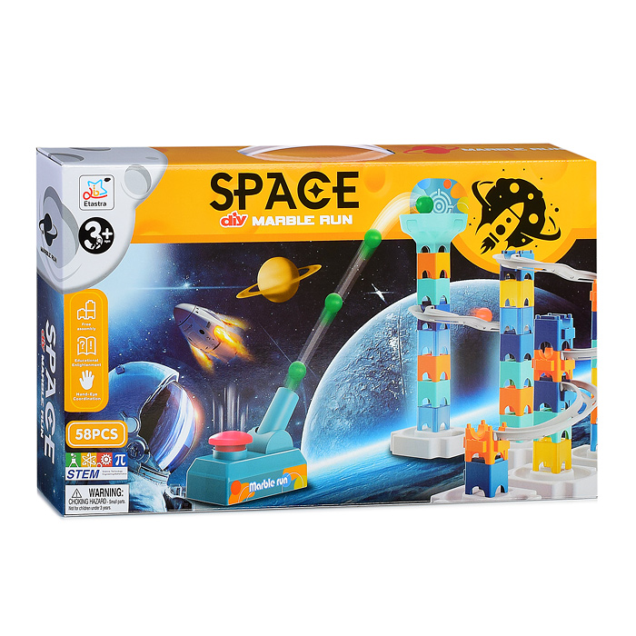 Фото к товару Конструктор YDX302 "КосмоШар" (58 дет.) в коробке Конструктор YDX302 "КосмоШар" (58 дет.) в коробке