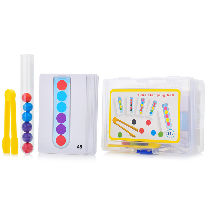 Развивающая игра D1368 "Шарики" с карточками Развивающая игра D1368 "Шарики" с карточками