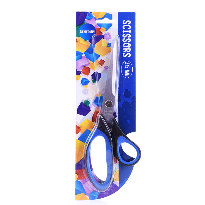 Ножницы 215 мм. с резин. ручками (блистер) Ножницы 215 мм. с резин. ручками (блистер)