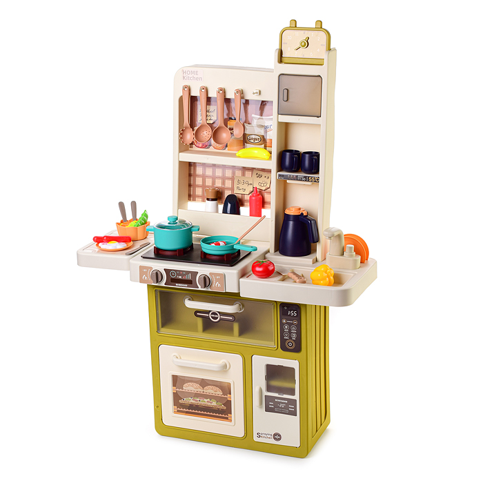 Фото к товару Игровой набор кухня 889-243 "Давай играть" (свет, звук) 55 предметов, в коробке Игровой набор кухня 889-243 "Давай играть" (свет, звук) 55 предметов, в коробке