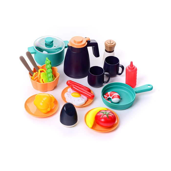 Фото к товару Игровой набор кухня 889-243 "Давай играть" (свет, звук) 55 предметов, в коробке Игровой набор кухня 889-243 "Давай играть" (свет, звук) 55 предметов, в коробке