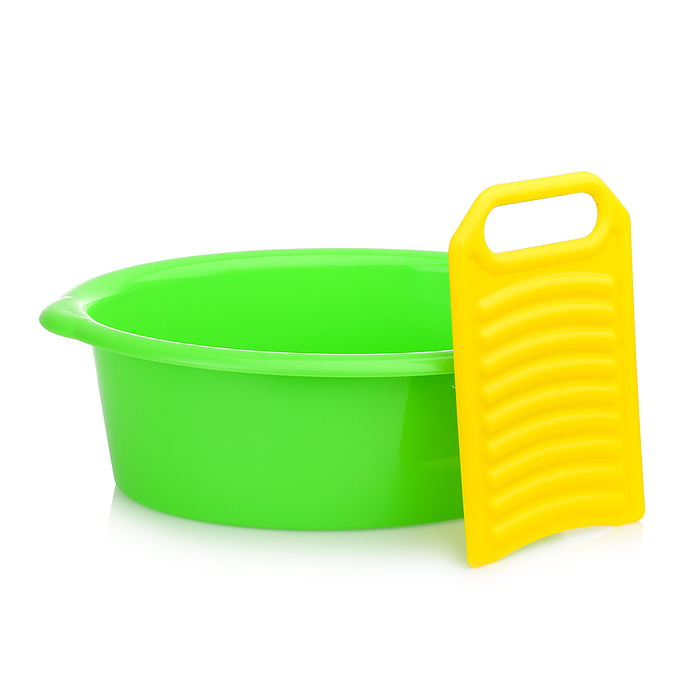 Фото к товару Игровой набор "Золушка" 2пр. (тазик, стиральная доска) Игровой набор "Золушка" 2пр. (тазик, стиральная доска)