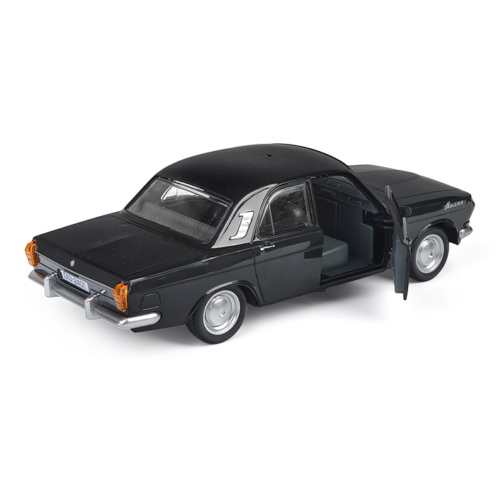 Фото к товару Машина пластик ГАЗ-2401 23 см, (двери, свет-звук, 4 кноп, черный) инерц, в коробке Машина пластик ГАЗ-2401 23 см, (двери, свет-звук, 4 кноп, черный) инерц, в коробке