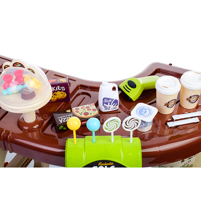 Игровой набор 668-68 "Супермаркет" (свет, звук) в коробке