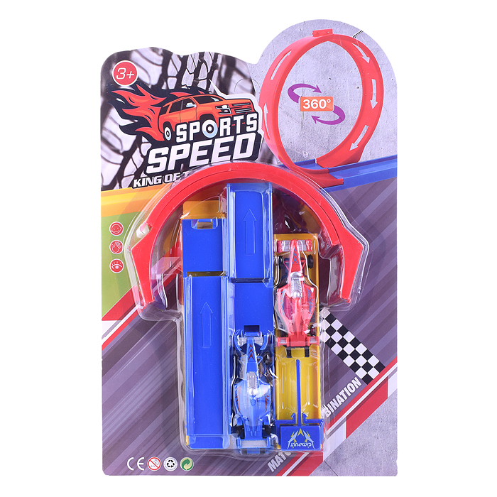 Трек 1018 "Скоростное ралли" с 2 машинками, на листе Трек 1018 "Скоростное ралли" с 2 машинками, на листе