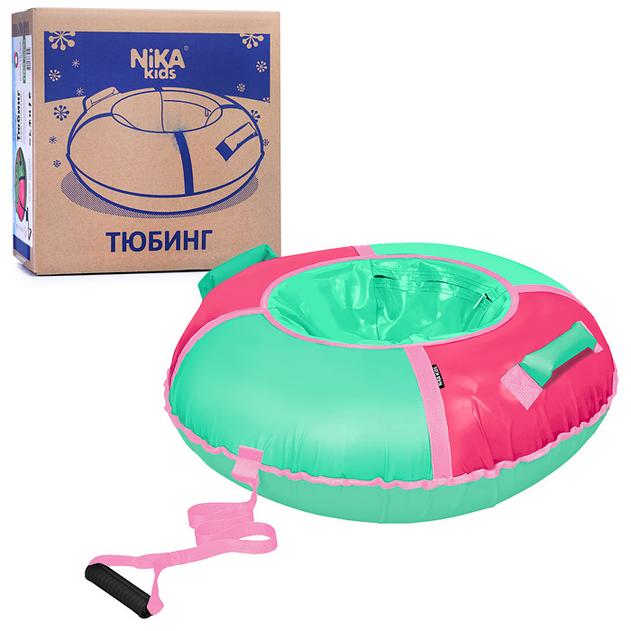 Игрушка. Тюбинг "Классик" 70см (розовый-мятный) Игрушка. Тюбинг "Классик" 70см (розовый-мятный)