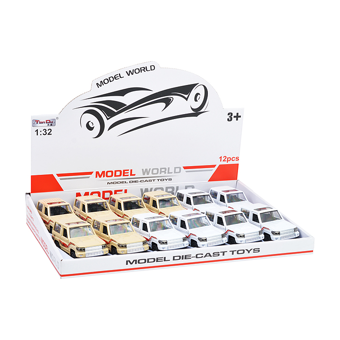 Фото к товару Машина F1136-2M "Внедорожник" метал., в коробке Машина F1136-2M "Внедорожник" метал., в коробке