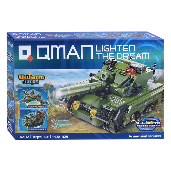 Конструктор 42112 "Танковый бой" (329 эл.) Конструктор 42112 "Танковый бой" (329 эл.)