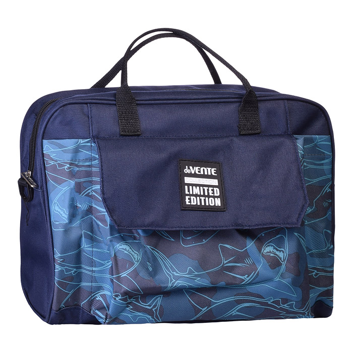 Сумка для дополнительных занятий "Shark" A4+ (35x28x10 см) 300 г, текстильная, с подкладом, Сумка для дополнительных занятий "Shark" A4+ (35x28x10 см) 300 г, текстильная, с подкладом,