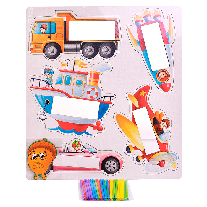 Фото к товару Обучающая игра "Счётные палочки. Транспорт" Обучающая игра "Счётные палочки. Транспорт"