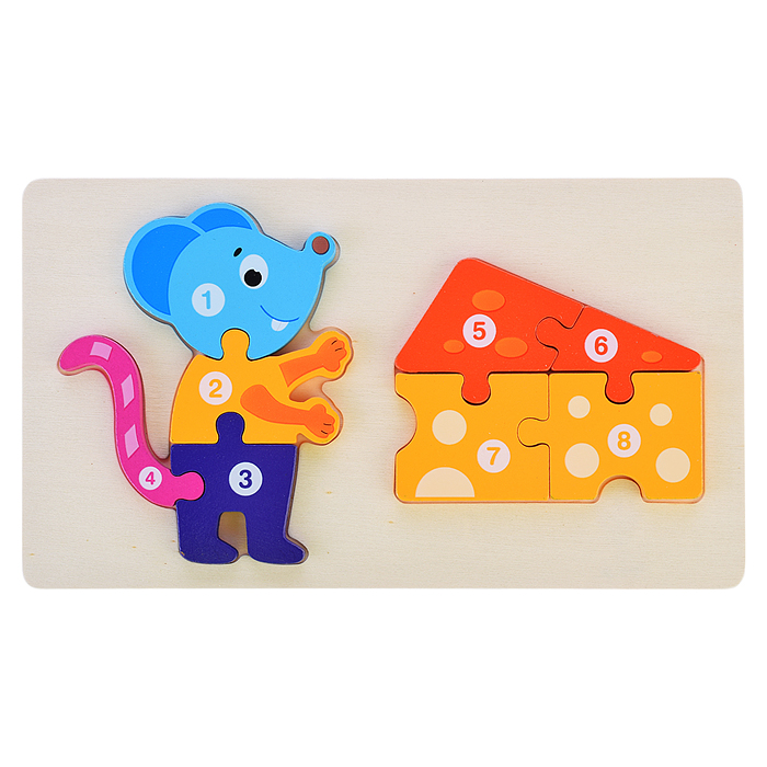 Пазл-вкладыш D1747 "Мышкин дом" Пазл-вкладыш D1747 "Мышкин дом"