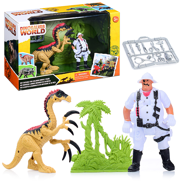 Набор с динозавром 2121-51E "Эпоха динозавров" в коробке Набор с динозавром 2121-51E "Эпоха динозавров" в коробке