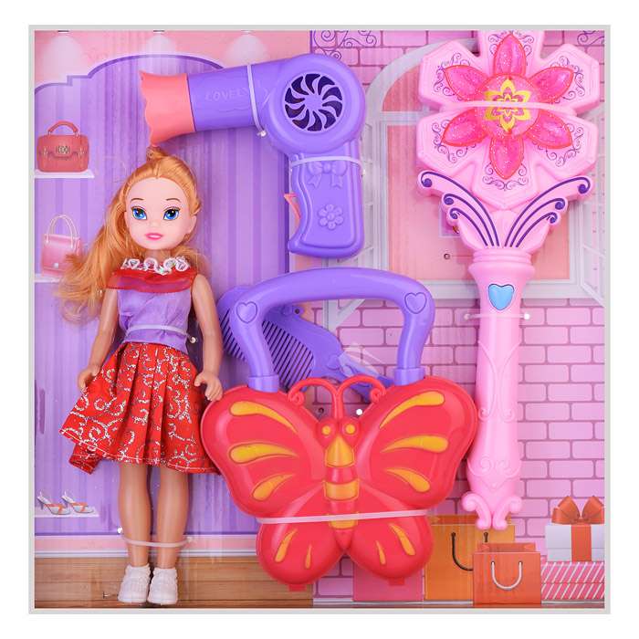 Кукла 9917 с аксессуарами, в коробке