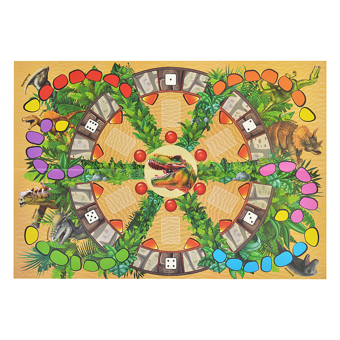 Фото к товару Приключенческая настольная игра в пакете «Диноленд» Приключенческая настольная игра в пакете «Диноленд»