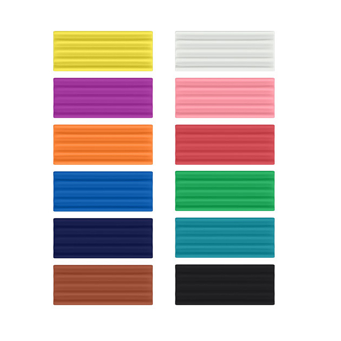 Фото к товару Пластилин классический Panda Hugs 12 цветов со стеком, 180 г (в коробке 12 шт) Пластилин классический Panda Hugs 12 цветов со стеком, 180 г (в коробке 12 шт)