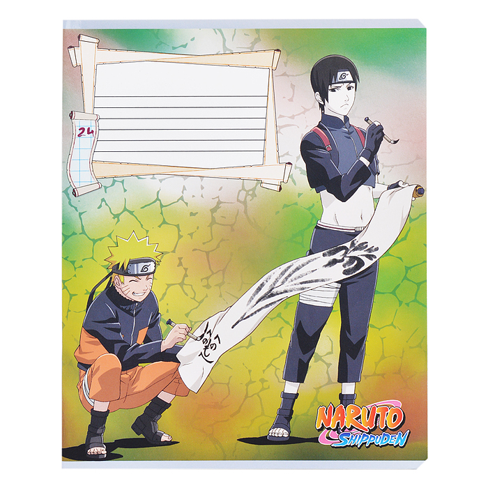 Тетрадь 24л., клетка "Naruto" Тетрадь 24л., клетка "Naruto"