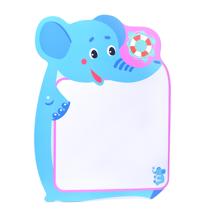 Доска для рисования D1527 "Зверята" в пакете