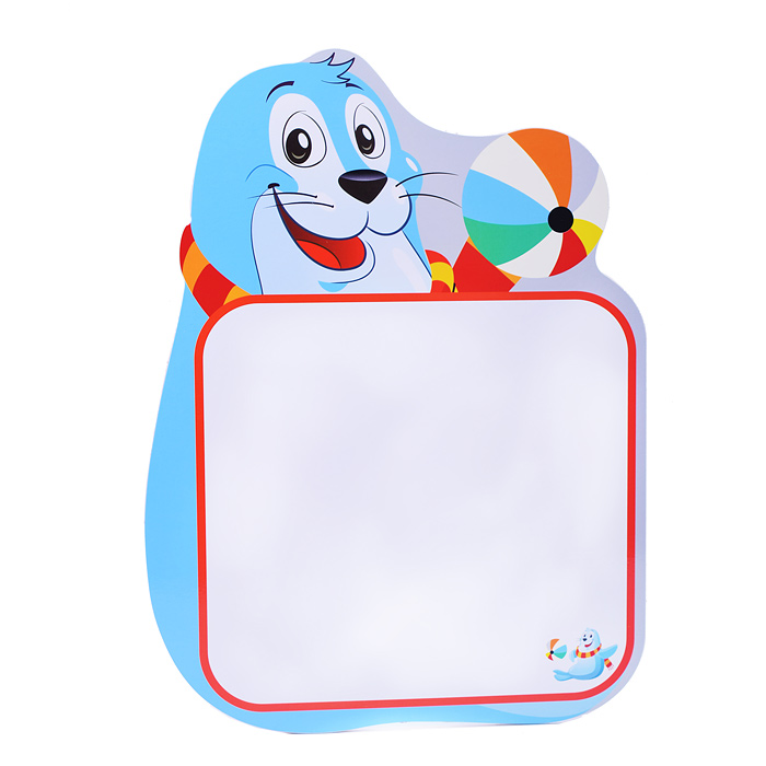 Доска для рисования D1527 "Зверята" в пакете