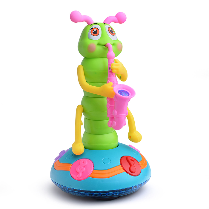 Фото к товару Гусеница YJ-3017 "Музыкант" на батарейках, в коробке Гусеница YJ-3017 "Музыкант" на батарейках, в коробке