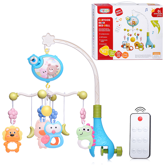 Мобиль на кроватку 368-11 "Зверушки" в коробке Мобиль на кроватку 368-11 "Зверушки" в коробке