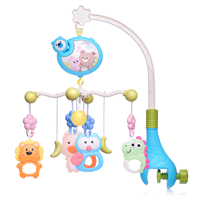 Мобиль на кроватку 368-11 "Зверушки" в коробке