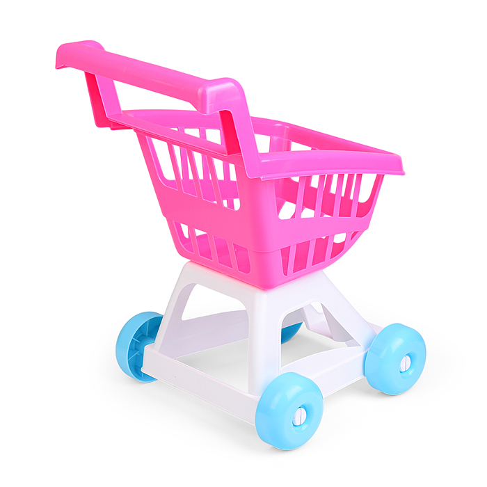 Фото к товару Тележка для супермаркета "Китти" (в сетке) Тележка для супермаркета "Китти" (в сетке)