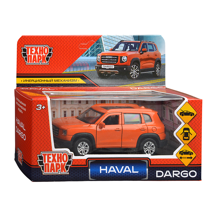 Фото к товару Машина металл Haval Dargo 12 см, (отк. дв, багаж, терракотовый) инерц., в коробке Машина металл Haval Dargo 12 см, (отк. дв, багаж, терракотовый) инерц., в коробке