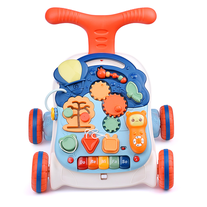 Фото к товару Ходунки N6028B "Играй-шагай" 2 в 1 с игровым центром, в коробке Ходунки N6028B "Играй-шагай" 2 в 1 с игровым центром, в коробке