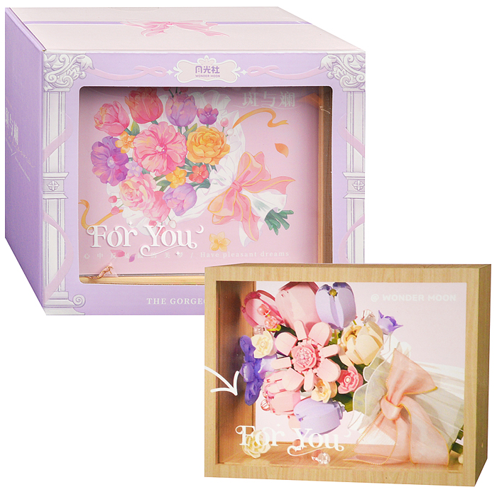 Конструктор 804216 "Розовый букет" Конструктор 804216 "Розовый букет"