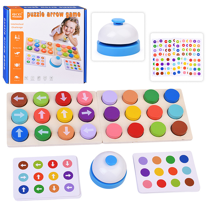 Игра развивающая D1951 "Разноцветные стрелочки" Игра развивающая D1951 "Разноцветные стрелочки"