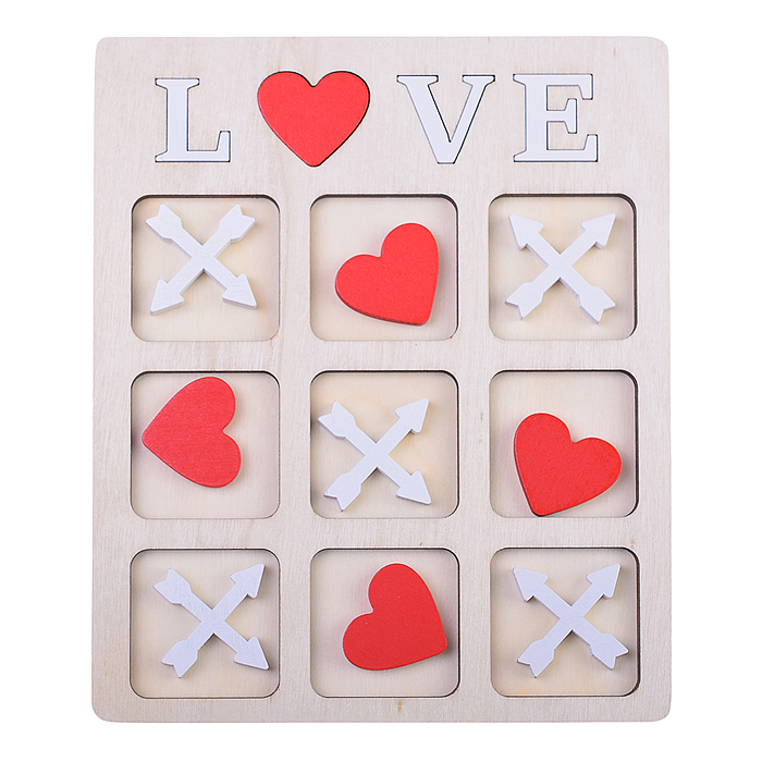 Игра логическая D1857 "Крестики-сердечки" Игра логическая D1857 "Крестики-сердечки"