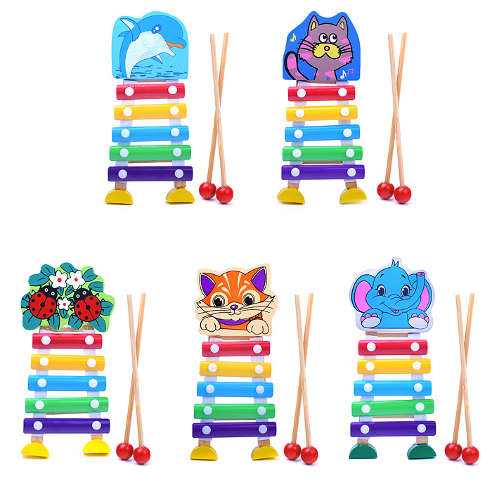 Металлофон D1266 "В мире животных" в коробке Металлофон D1266 "В мире животных" в коробке