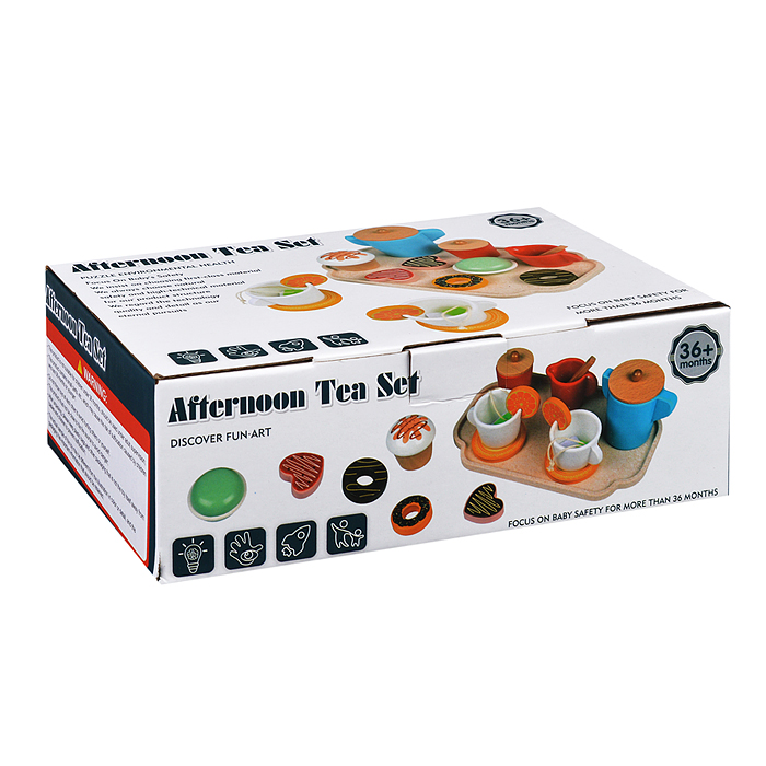 Фото к товару Набор посуды D1595 "Сладкий завтрак с пироженым" в коробке Набор посуды D1595 "Сладкий завтрак с пироженым" в коробке