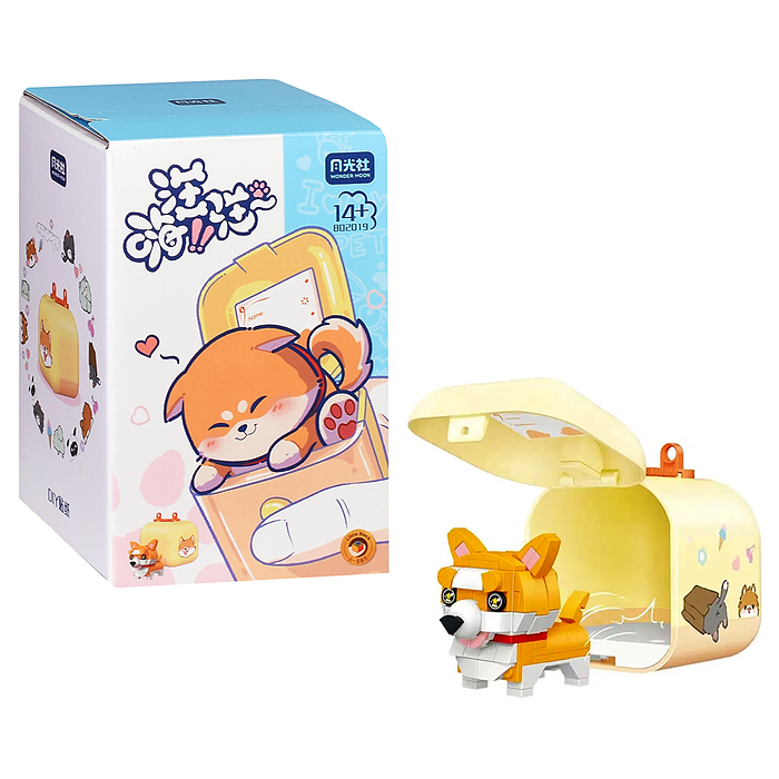 Конструктор 802019 "Маленький корги" (143 дет.) Конструктор 802019 "Маленький корги" (143 дет.)