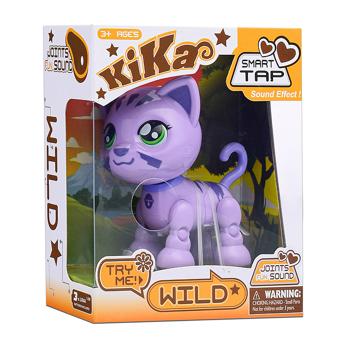 Фото к товару Кошка 1682 "Wild" на батарейках, в коробке Кошка 1682 "Wild" на батарейках, в коробке