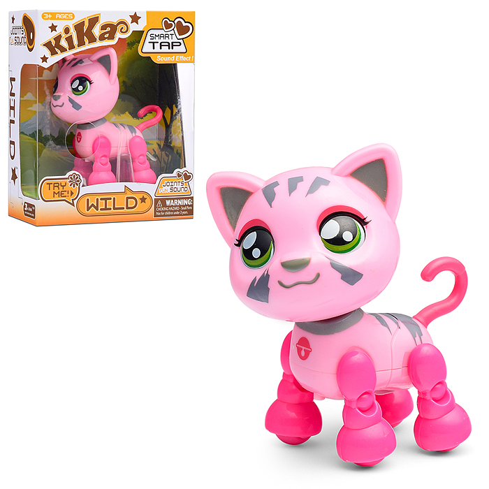 Фото к товару Кошка 1682 "Wild" на батарейках, в коробке Кошка 1682 "Wild" на батарейках, в коробке