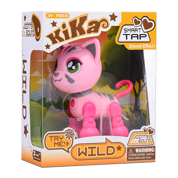 Фото к товару Кошка 1682 "Wild" на батарейках, в коробке Кошка 1682 "Wild" на батарейках, в коробке
