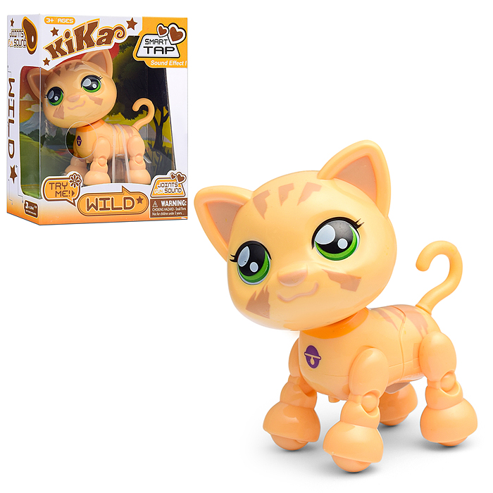 Фото к товару Кошка 1682 "Wild" на батарейках, в коробке Кошка 1682 "Wild" на батарейках, в коробке