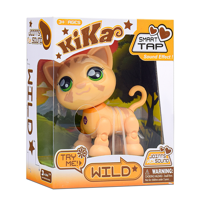 Фото к товару Кошка 1682 "Wild" на батарейках, в коробке Кошка 1682 "Wild" на батарейках, в коробке