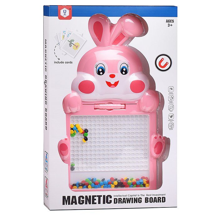 Фото к товару Доска для рисования HD118A "Зайчишка" в коробке (розовый) Доска для рисования HD118A "Зайчишка" в коробке (розовый)