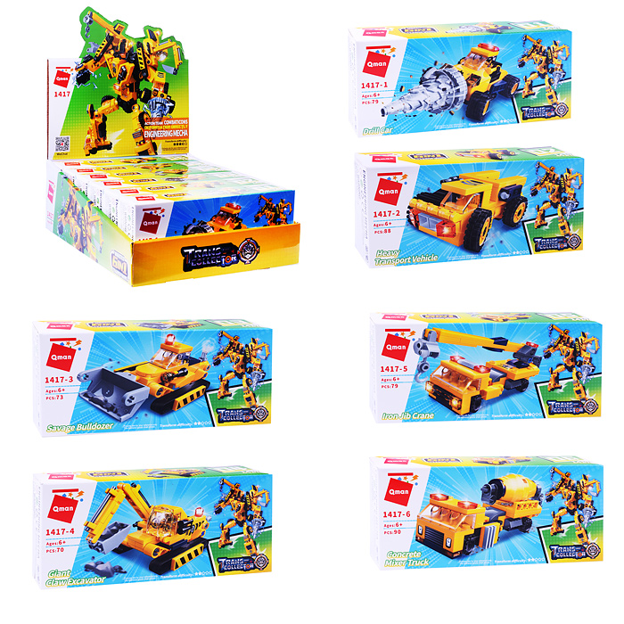 Конструктор 1417 "Спецтехника-робот" (479 эл.) Конструктор 1417 "Спецтехника-робот" (479 эл.)