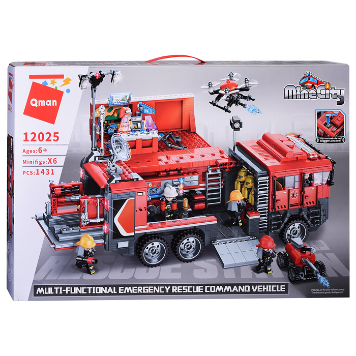 Конструктор 12025 "Команда спасателей" (1431 дет.) Конструктор 12025 "Команда спасателей" (1431 дет.)