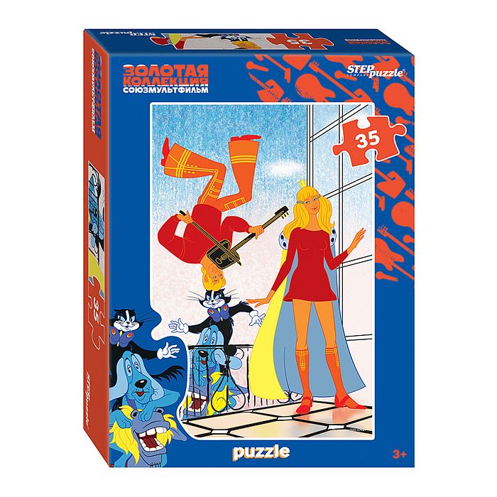 Пазлы 35 "Бременские музыканты. Золотая коллекция" (С/м) Пазлы 35 "Бременские музыканты. Золотая коллекция" (С/м)